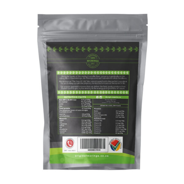 100% Pure Moringa Powder | 50g or 150g Dry Leaf Pouch - Image 4