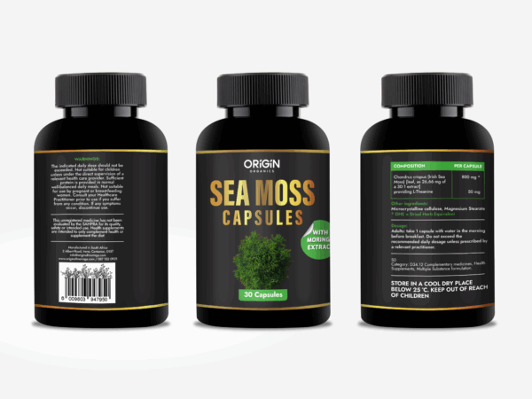 100% Organic Sea Moss Capsules - Image 3